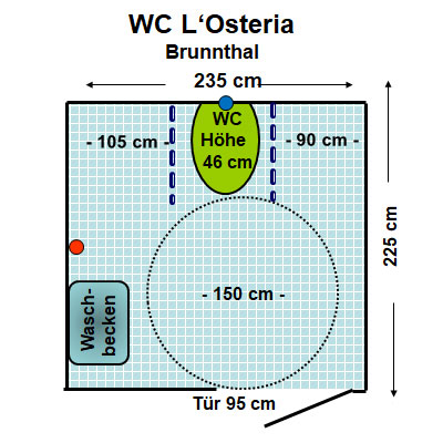 WC L'Osteria Brunnthal Plan