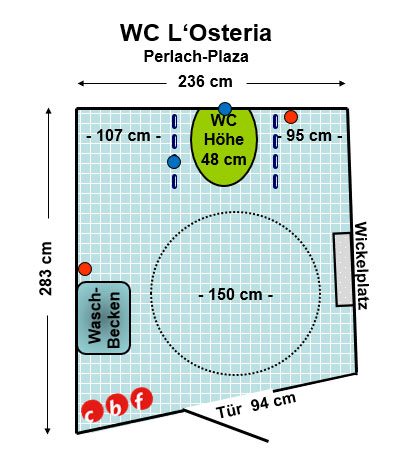 WC L'Osteria Perlach Plaza Plan