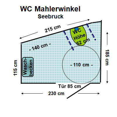WC Malerwinkel Seebruck Plan