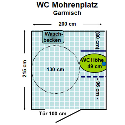 WC Mohrenplatz Garmisch Plan