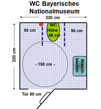 WC Bayerisches Nationalmuseum Plan