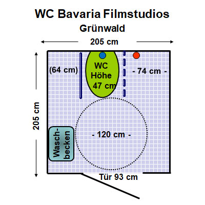 WC Bavaria Filmstadt, Grünwald Plan