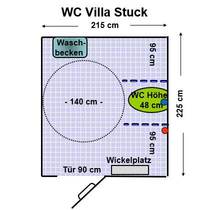 WC Museum Villa Stuck Plan