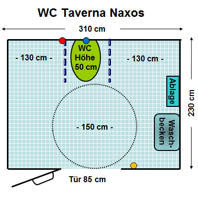 WC Taverna Naxos Plan