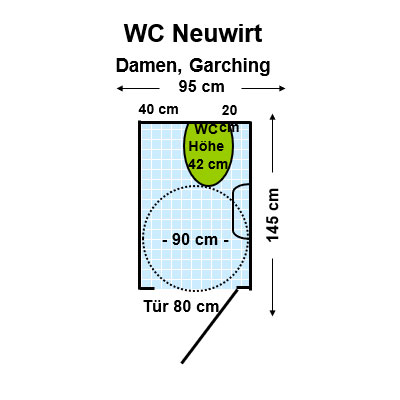 WC Neuwirt Garching Damen Plan