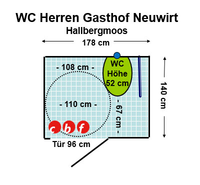 WC Neuwirt Herren Hallbergmoos Plan