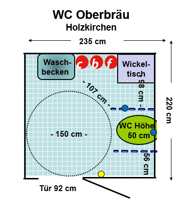 WC Zum Oberbräu Holzkirchen Plan