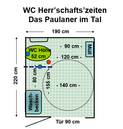 WC Herr’schafts’zeiten - Das Paulaner im Tal Plan