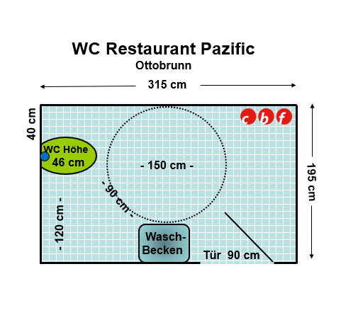 WC Restaurant Pazific Ottobrunn Plan