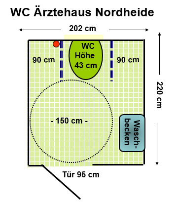 WC Ärztehaus Nordheide Plan