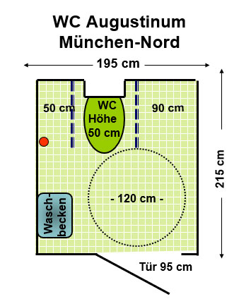 WC Augustinum München Nord Plan