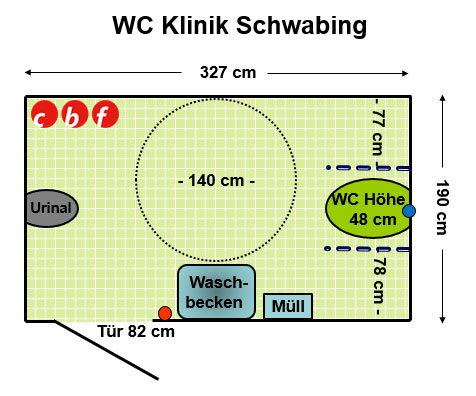 WC München Klinik Schwabing Plan