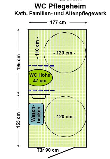 WC Pflegeheim Kath. Familien- und Altenpflegewerk Plan