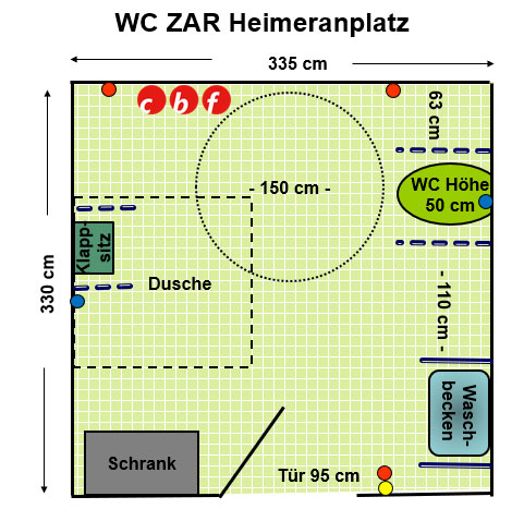 WC ZAR Heimeranplatz Plan