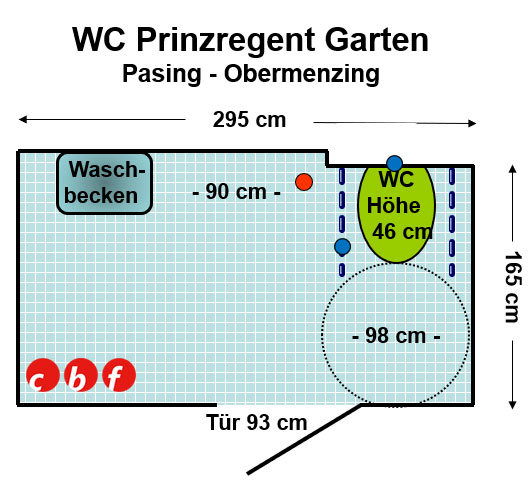 WC Prinzregent Garten Plan