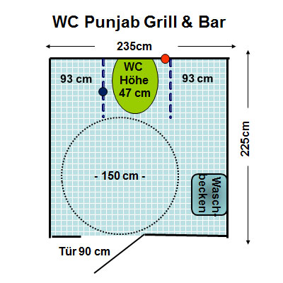 WC Punjab Grill & Bar Plan