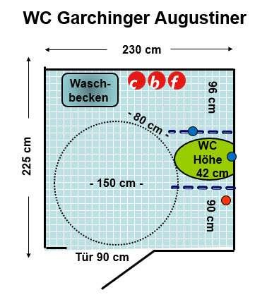 WC Garchinger Augustiner Plan