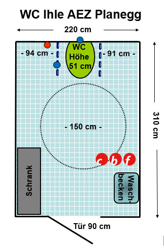 WC IHLE Café im AEZ Planegg Plan