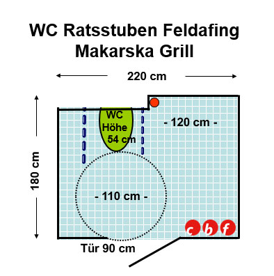 WC Ratsstuben Feldafing Makarska Grill Plan