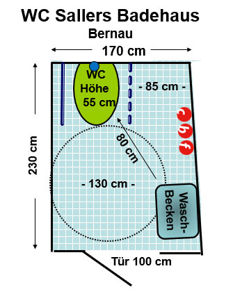 WC Sallers Badehaus Bernau Plan