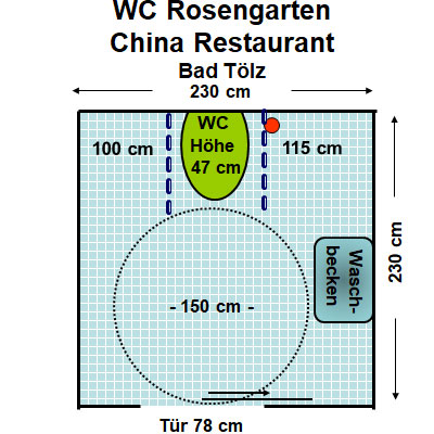 WC Rosengarten China Restaurant Ye Dayong, Bad Tölz Plan