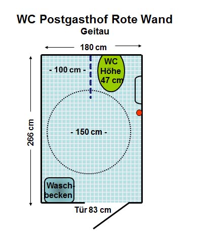 WC Postgasthof Rote Wand Geitau Plan