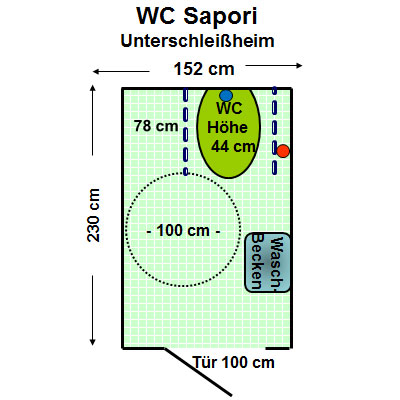 WC Sapori Unterschleißheim Plan