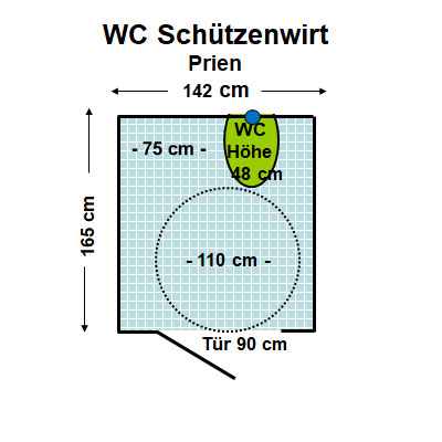 WC Schützenwirt Prien Plan