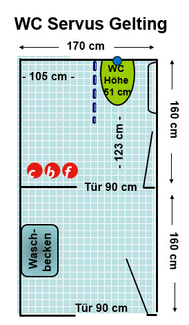 WC Servus Gelting Plan