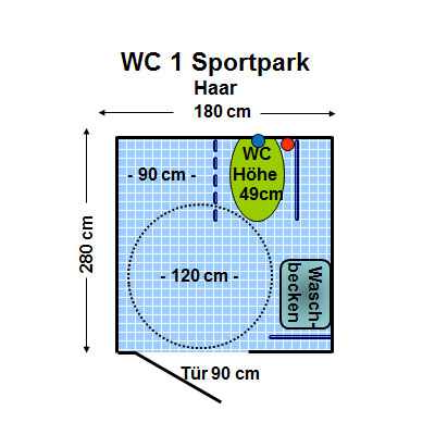 WC Sportpark Haar Plan