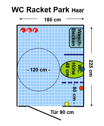 WC Racket Park Haar Plan