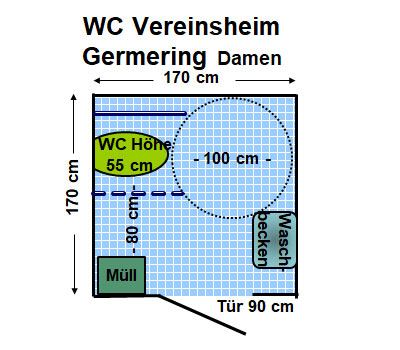 WC Vereinsheim Germering, Damen Plan