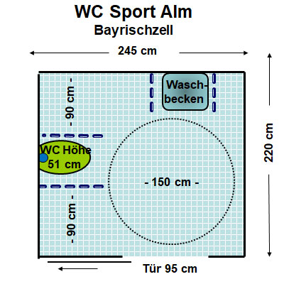 WC SportAlm Bayrischzell Plan