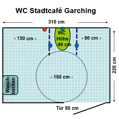 WC Stadtcafé Garching und Vinothek Plan