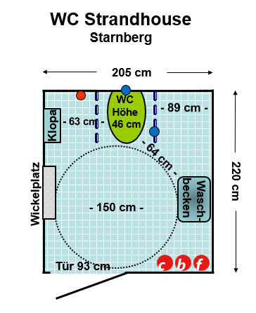 WC Strandhouse Starnberg Plan