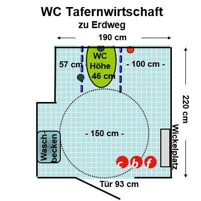 WC Tafernwirtschaft zu Erdweg Plan