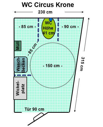 WC Circus Krone Plan