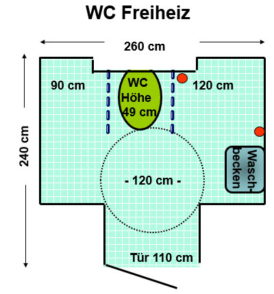 WC Freiheizhalle Plan