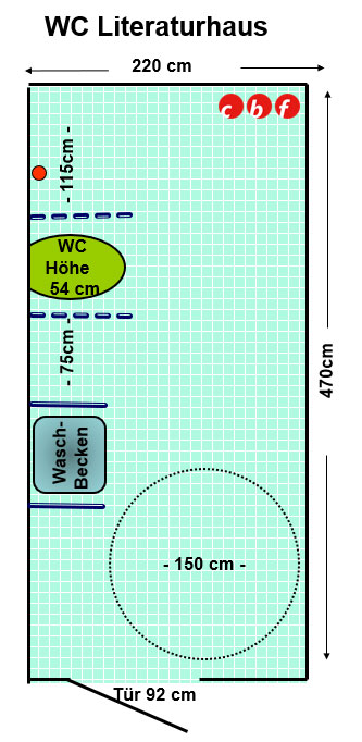 WC Literaturhaus Plan