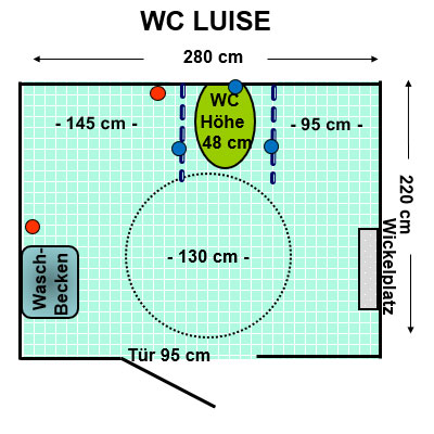 WC Kulturzentrum LUISE Plan