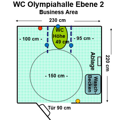 WC Olympiahalle Ebene 2 Business Area Plan