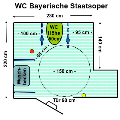 WC Nationaltheater Bayerische Staatsoper Plan