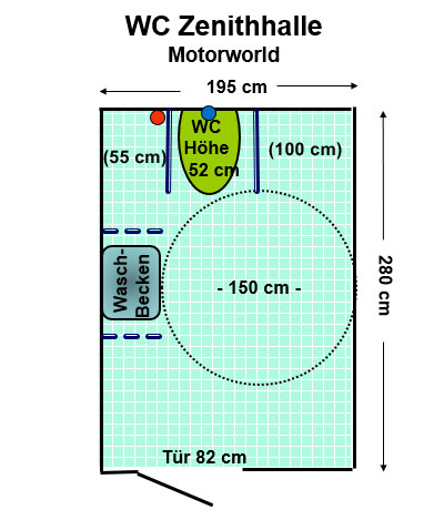 WC Zenithhalle Motorworld Plan