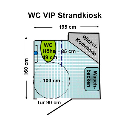 WC VIP Strandkiosk Rimsting Plan