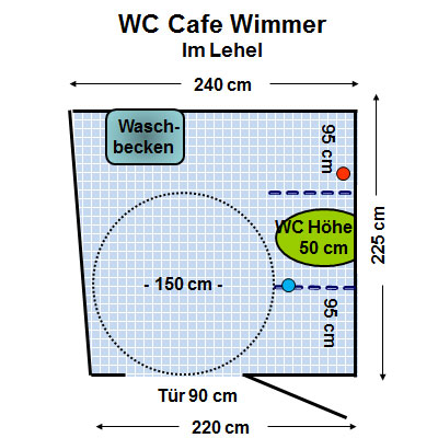 WC Café Wimmer im Lehel Plan