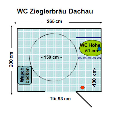 WC Zieglerbräu Dachau Plan