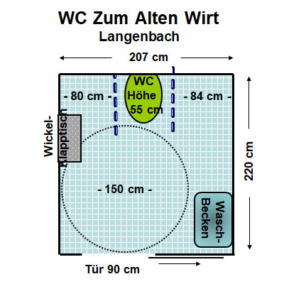 WC Zum Alten Wirt Langenbach Plan