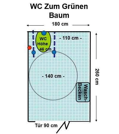 WC Zum grünen Baum Plan