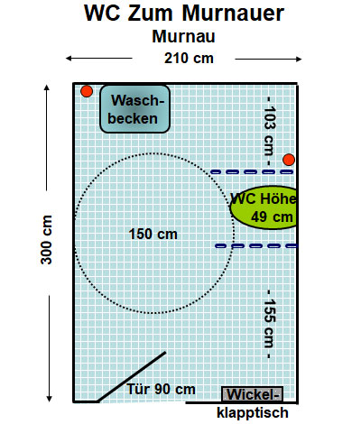 WC Zum Murnauer Murnau Plan