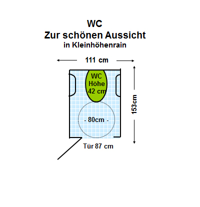 WC Zur schönen Aussicht Kleinhöhenrain Plan